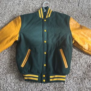 Vintage Wool Leather Varsity Jacket